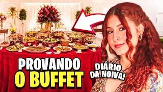 Primeira prova de Buffet do nosso casamento! 💍 | DIÁRIO DA NOIVA 
