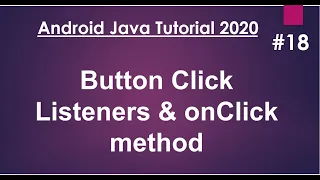 Android Java Tutorial 2020 - 18