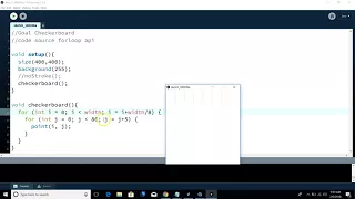 Booleans aka Coding a Checkerboard