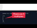 csc121 Multiples of 3 or 5