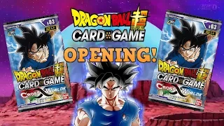 set 3 booster pack opening video dragon ball super card game