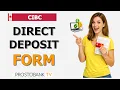How to Get CIBC Direct Deposit Form Online Set Up Find and View Information