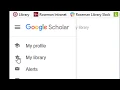 Roseman Links in Google Scholar