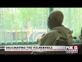 Touro students vaccinate seniors at Nevada Senior Services site