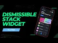 Creating DismissibleStack widget by forking native Dismissible and customizing animations and layout