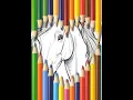 Simple Printable Coloring Book for Kids - Horse Themed