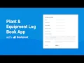 Effortlessly Track Your Plant Equipment Log Book with Dashpivot