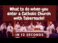 Download Lagu What to do when you enter a Catholic Church with the Tabernacle || Tiktok lessons