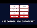 CSS border-style property and nth-child property