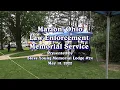 Marion Ohio - Law Enforcement Memorial Service