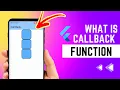 What is CallBack in Flutter Flutter Tutorials