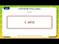 Synonym Challenge Similar Words Quiz Practice