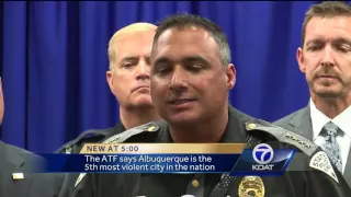 Albuquerque is the 5th most violent city in the nation