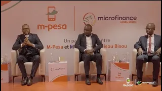 M-Pesa Lona To Defa | conférence de presse m-pesa & Microfinance Bisou Bisou | Vodacom Congo