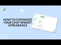 How to customize your tawk to chat widget