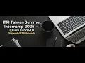 ITRI Taiwan Summer Internship 2025 Fully Funded - Apply Now