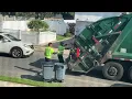 Town of Islip CCC McNeilus Garbage Truck 20 Passing By My Street Picking Up Garbage