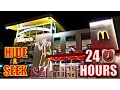 24 HOUR OVERNIGHT CHALLENGE IN WORLD S BIGGEST MCDONALDS HIDE SEEK