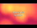 Mamma Mia - ABBA (with lyrics)