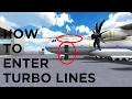 HOW TO ENTER TURBO LINES PLANE Turboprop Flight Simulator