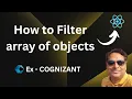 How to Filter array of objects