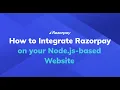 Razorpay Payment Gateway Integration with Node JS