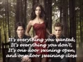 Download Lagu ►The Vampire Diaries Soundtrack - Holding On and Letting Go Lyrics.