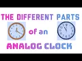 The different parts of an Analog Clock