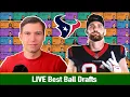 LIVE Best Ball Drafts 2026 Fantasy Football