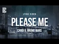 Download Lagu Cardi B \u0026 Bruno Mars - Please Me | Lyrics
