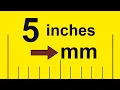 How to Convert 5 Inches to Millimeters