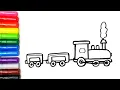 Train Coloring Pages For Kids