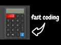 Calculator App fast coding - ASMR