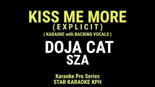 doja cat and sza kiss me more karaoke with backing vocals 