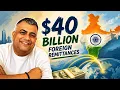 India received 40 billion USD from abroad Rising crude prices Rupee value declining News