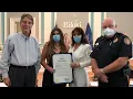 Biloxi mayor gives proclamation in honor on fallen police officer