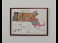 1983 Massachusetts Geological Map in 3D Raised Relief