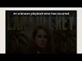 How to fix Outertune unknown playback error occurred