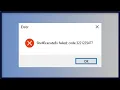 ShellExecuteEx Failed Code 3221225477