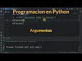 Pasar Argumentos en Python