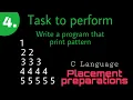 C Program to Print Star Pattern - 4 Star Pattern Programs in C
