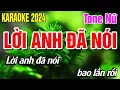 Download Lagu Lời Anh Đã Nói Karaoke Tone Nữ Nhạc Sống Dễ Hát 2024 Nhật Qui