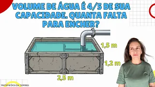 Matemática na prática: Quanto falta para encher o tanque?