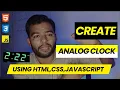 HTML CSS And JavaScript Project Design and Code an Elegant Analog Clock