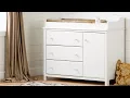 Assembly of the Cotton Candy changing table - South Shore Furniture