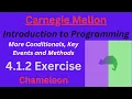 CM Intro to Programming Unit 4 Lesson 1 Exercise Chameleon