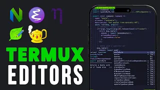 Top 7 Code Editor On TERMUX Termux Code Editors