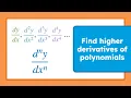 Master Higher Derivatives in Minutes Second Third Fourth Derivative Examples
