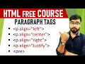 HTML Paragraph Tags HTML Course for beginners in Hindi by Rahul Chaudhary