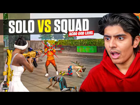 Video Thumbnail: COMEBACK SOLO VS SQUAD AC80 GOD LEVEL GAMEPLAY | GARENA FREE FIRE
